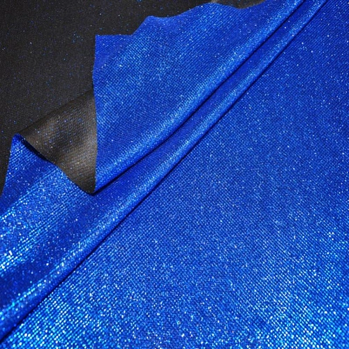 Трикотаж "Лунный свет" (василек)