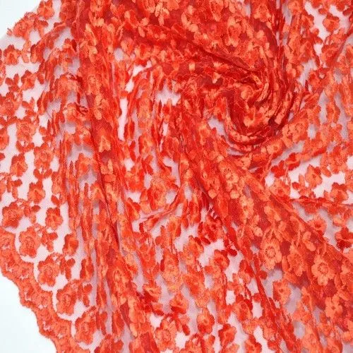 Гипюр Индонезия (красный)