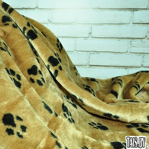 Жаккардовый (бежевые лапки)