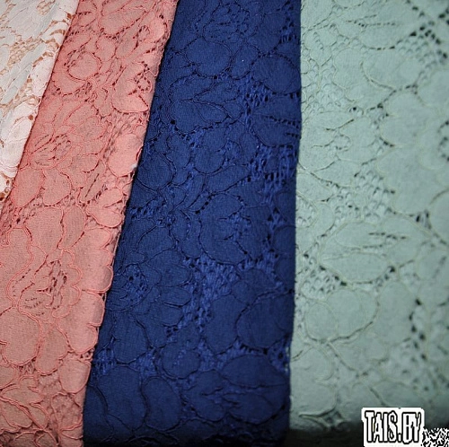 Гипюр (синий)