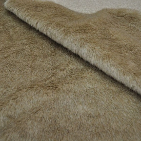 Гладкокрашенный "под норку" (темно-бежевый лен)