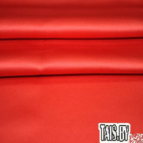 Атлас свадебный (красный)