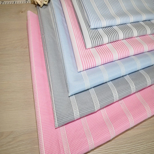 Рубашечный хлопок с кружевом (розовый)