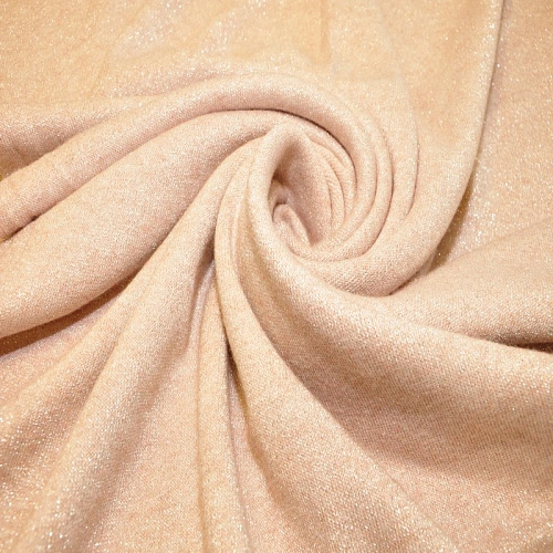 Трикотаж Ангора плотная с люрексом (пудра)