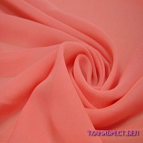 Шифон коралловый