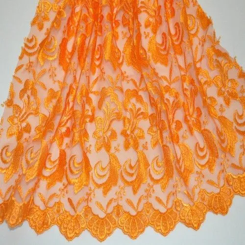 Гипюр Индонезия (оранжевый)