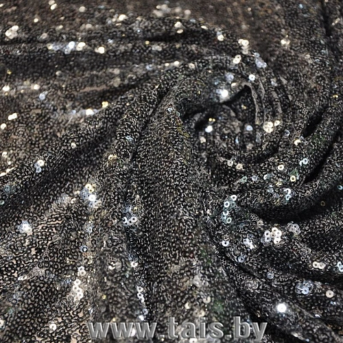 Пайетки на сетке (стальной)