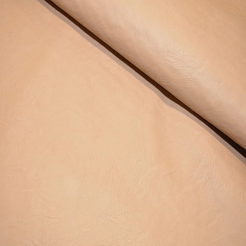 Дубленка-барашек (бежевая пудра)