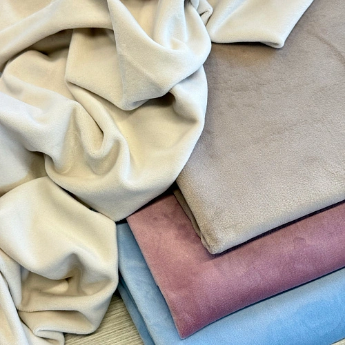 Велюр "Бамбук" (Бежевый)