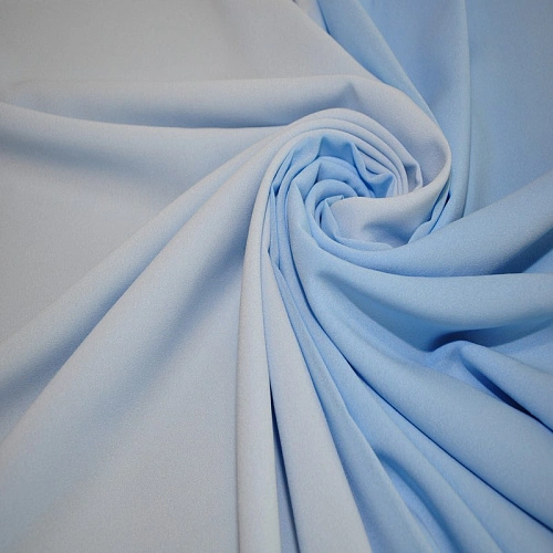 Креп-шифон (светло-голубой)