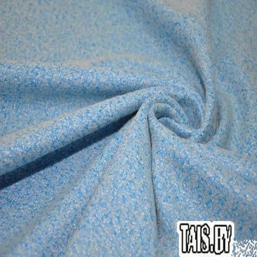 Пальтовая "Шанелька" (голубой) скидки на ткани в Минске оптом и в розницу | Трикотаж tais.by