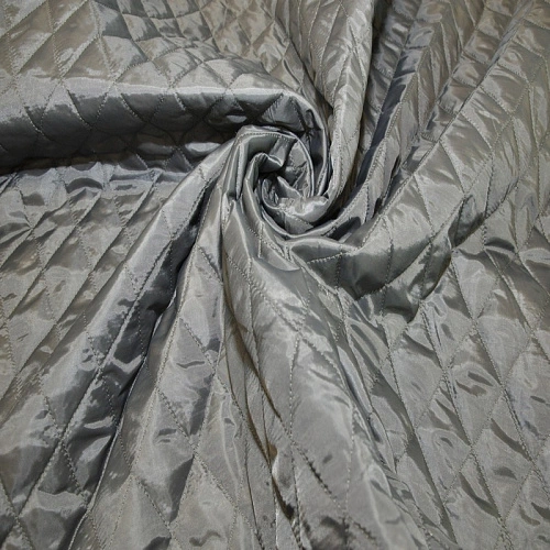 Подкладка стеганая на синтепоне (графит)