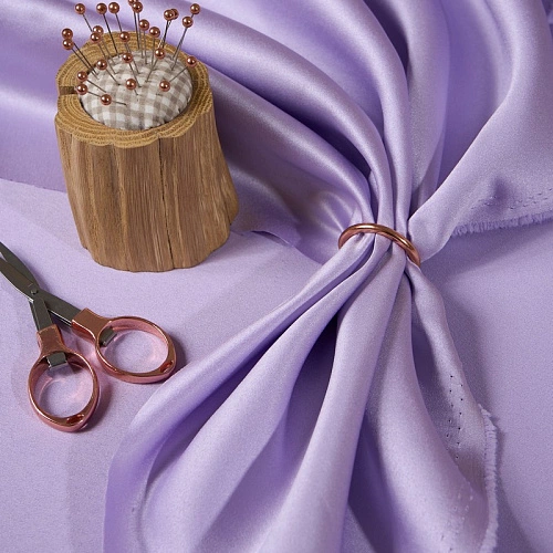 Атлас свадебный (лиловый)