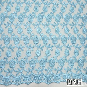 Гипюр Индонезия (голубой)