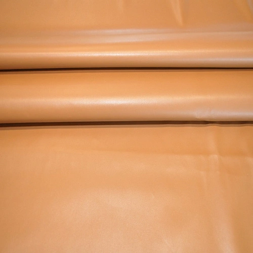 Кожзам на трикотажной основе (рыжий)