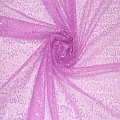 Пайетки на фатине (сиреневый)