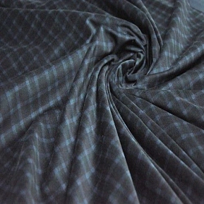 Костюмная ткань"Клетка-бархат"