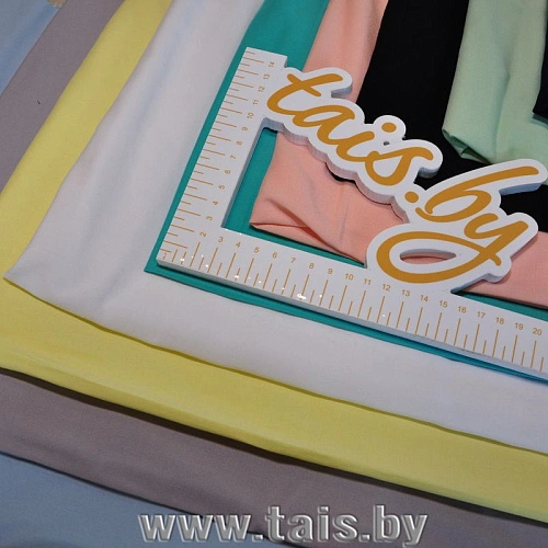 Штапель стрейчевый (белый)