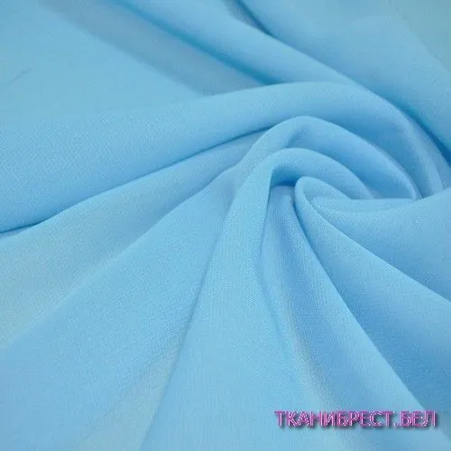 Шифон нежно-голубой
