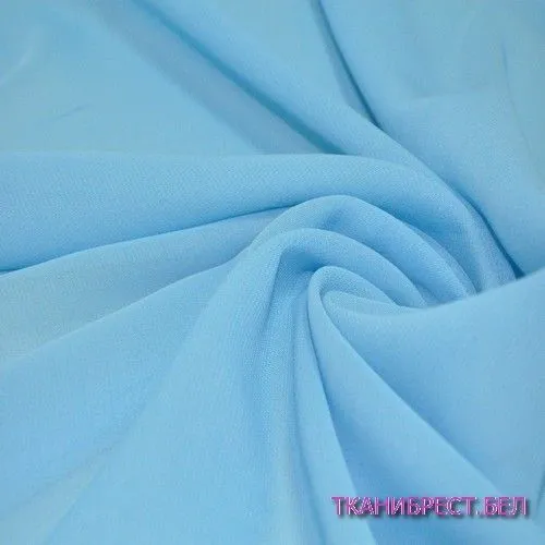 Шифон нежно-голубой