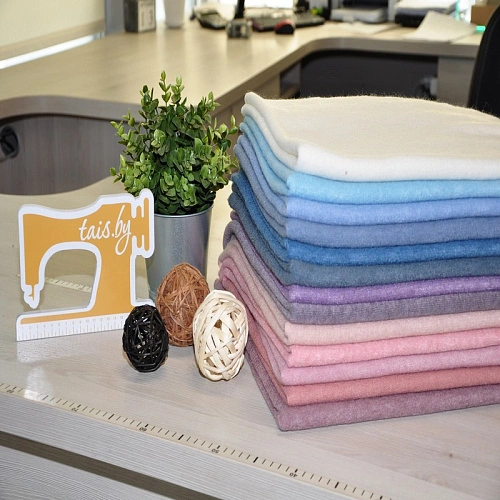 Трикотаж Ангора (черный с сединой)