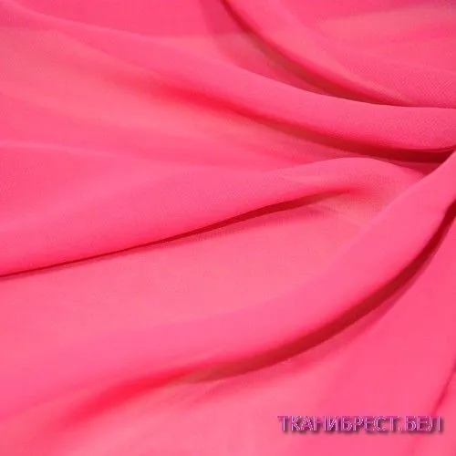 Шифон малиновый