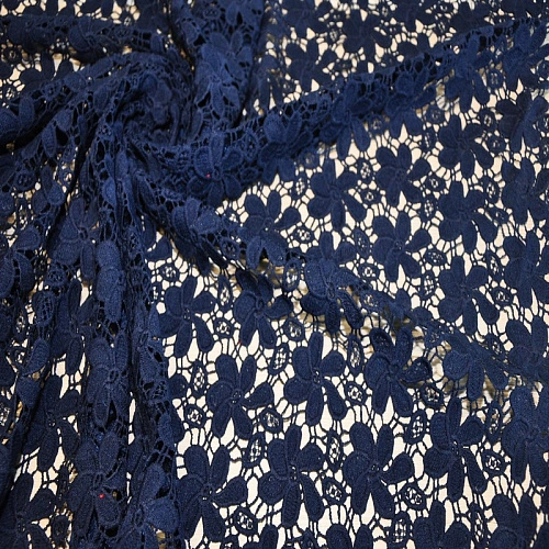 Кружево макраме (синий)