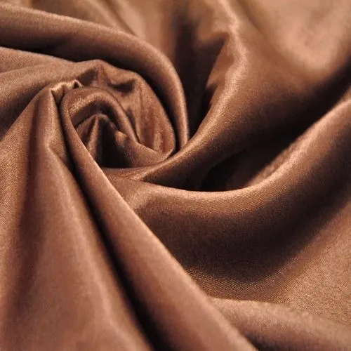 Креп-сатин (коричневый)