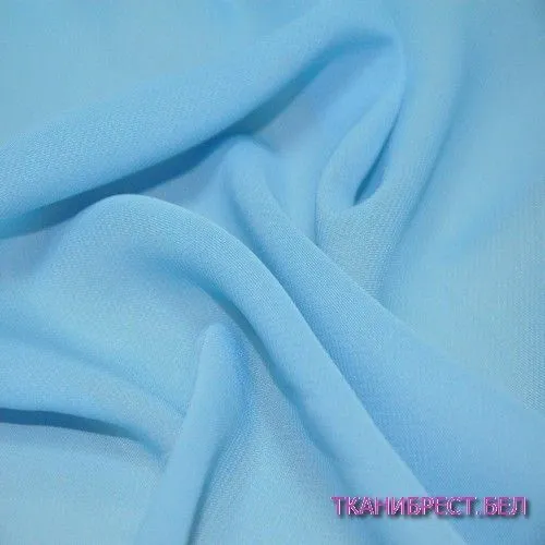 Шифон нежно-голубой