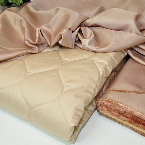 Плащевка стеганая "ЛУК" (беж)