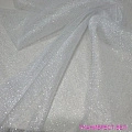 Фатин с блестками (белый)
