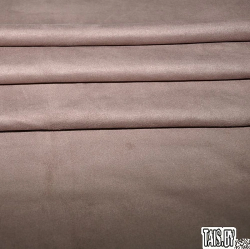 Замша на трикотаже (какао)