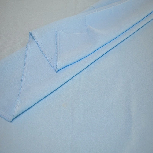 Креп-шифон (небесно-голубой)