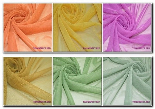 Ткань Сетка стрейчевая (светло-оливковый)