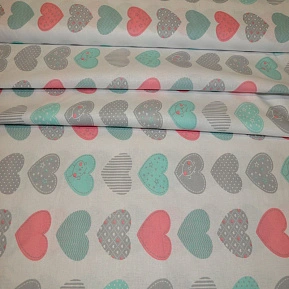 Бязь для постельного белья (Сердечки)