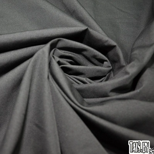 Ткань сорочечная Люкс (черный)