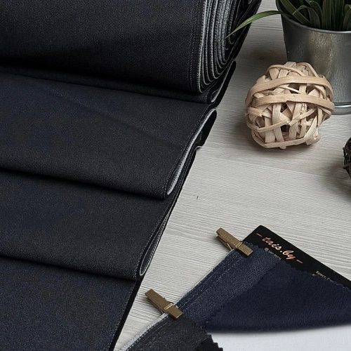 Джинс утепленный на флисе (черный)