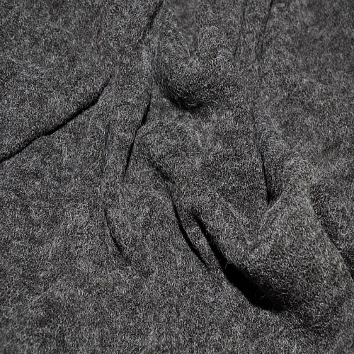 Трикотаж Ангора (черный с сединой)