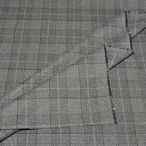 Костюмная ткань (зелено-серый)