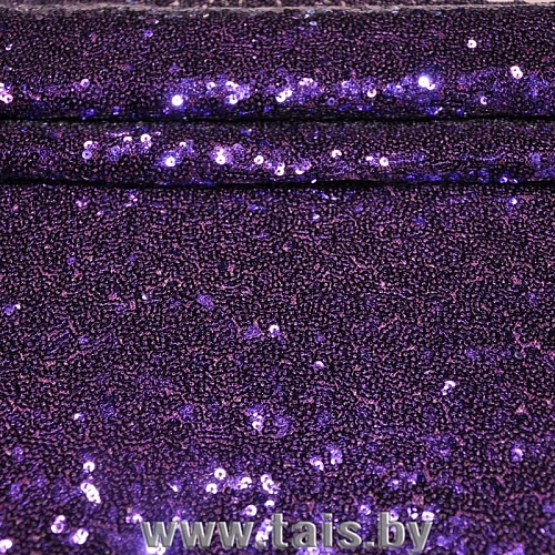 Пайетки на сетке (фиолетовый)