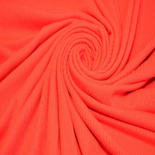 Трикотаж "Рубчик" (красный)