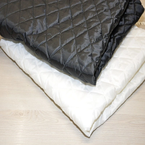 Подкладка стеганая на синтепоне (молочный)