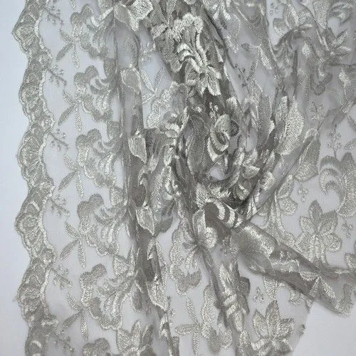 Гипюр, серый