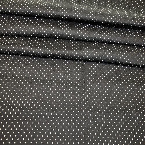 Поплин горох (черный)