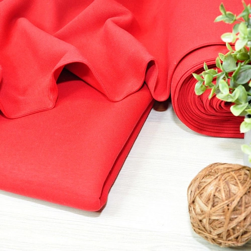 Футер 3-х нитка с начесом №37  (красный)