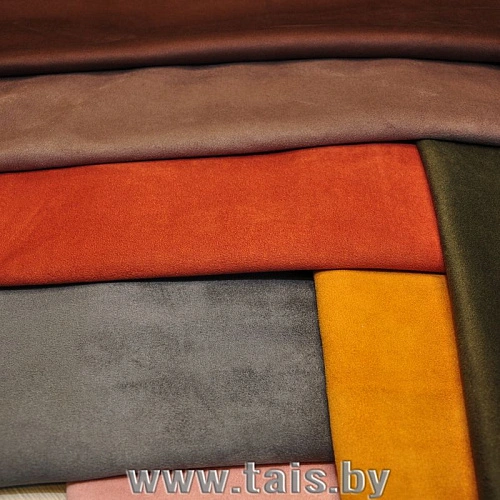 Замша на трикотаже (серый)