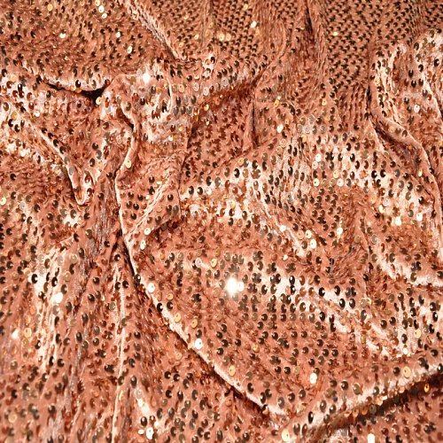 Пайетки на велюре (пудра)