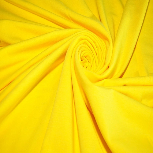 Кулирная гладь плотная (желтый)