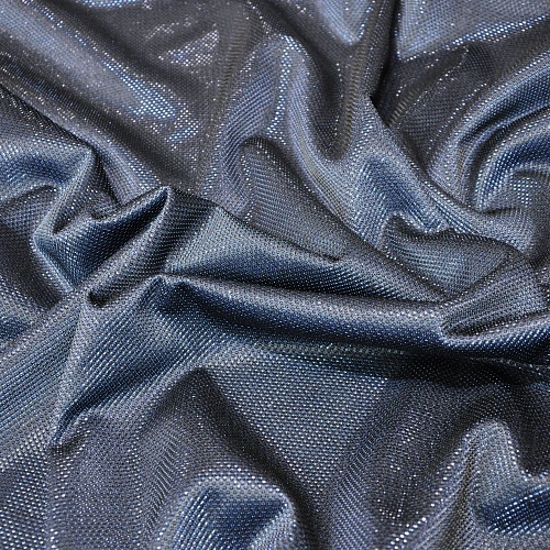 Трикотаж "Лунный свет" (темно-синий)