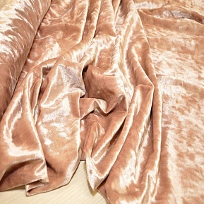 Велюр (Бархат) мрамор (пыльная роза)